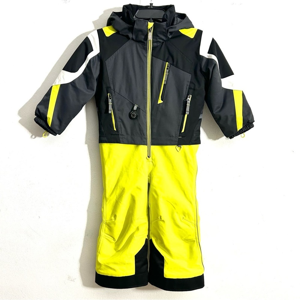 Obermeyer Boys Kids Snowsuit One Piece I Grow Hooded Insulated Snow Ski size 4